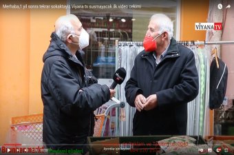 Merhaba,1 yil sonra tekrar sokaktayiz.Viyana tv susmayacak ilk video cekimi